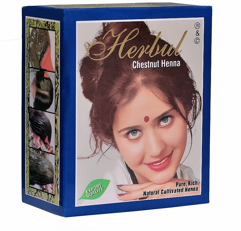 Хна для волос, каштановая - Herbul Chestnut Henna — фото N2