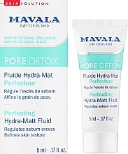 Матирующий гидрофлюид - Mavala Pore Detox Perfecting Hydra-Matt Fluid (пробник) — фото N2