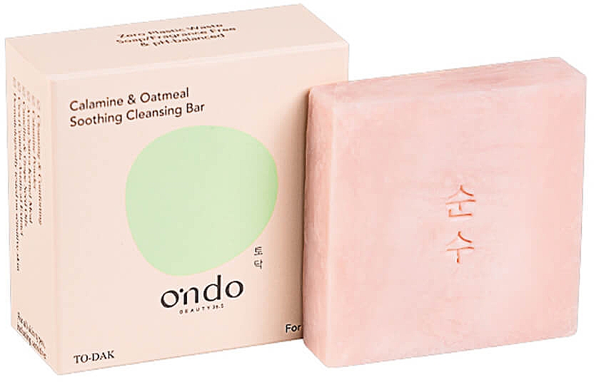 Мило з вівсом для обличчя та тіла - Ondo Beauty 36.5 Calamine & Oatmeal Soothing Cleansing Bar — фото N1