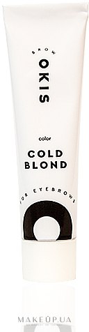 Крем-фарба для брів з окисником і екстрактом хни, туба - Okis Brow — фото Cold Blond