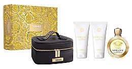 Духи, Парфюмерия, косметика Versace Eros Pour Femme - Набор (edt/100ml + b/lot/100ml + sh/gel/100ml + bag)