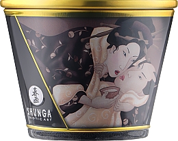 Масажна свічка "П'янкий шоколад" - Shunga Massage Candle Excitation Intoxicating Chocolate — фото N1