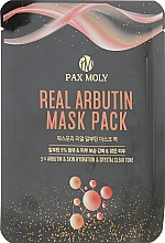 Маска тканинна з арбутином - Pax Moly Real Arbutin Mask Pack — фото N1