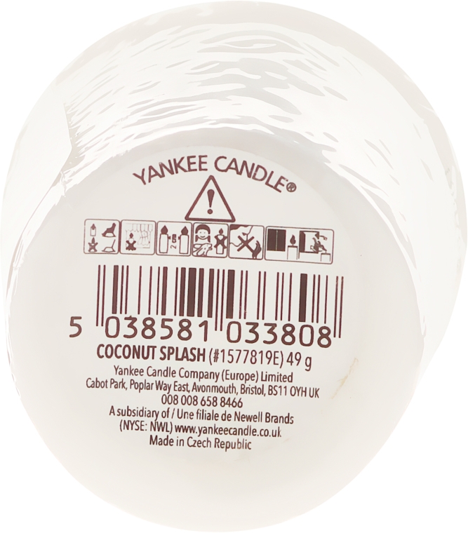 Ароматическая свеча - Yankee Candle Coconut Splash — фото N2