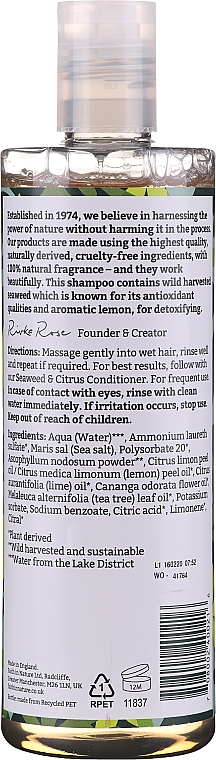 Шампунь для усіх типів волосся "Морські водорості й цитрусові" - Faith In Nature Seaweed & Citrus Shampoo — фото N2