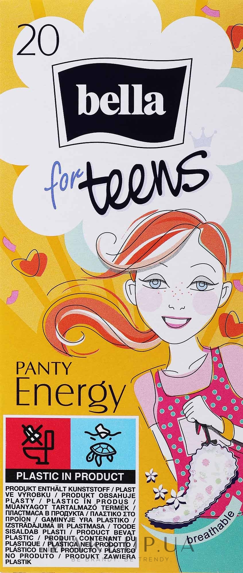 Прокладки Teens Energy Exotic Fruits, 20шт - Bella — фото 20шт