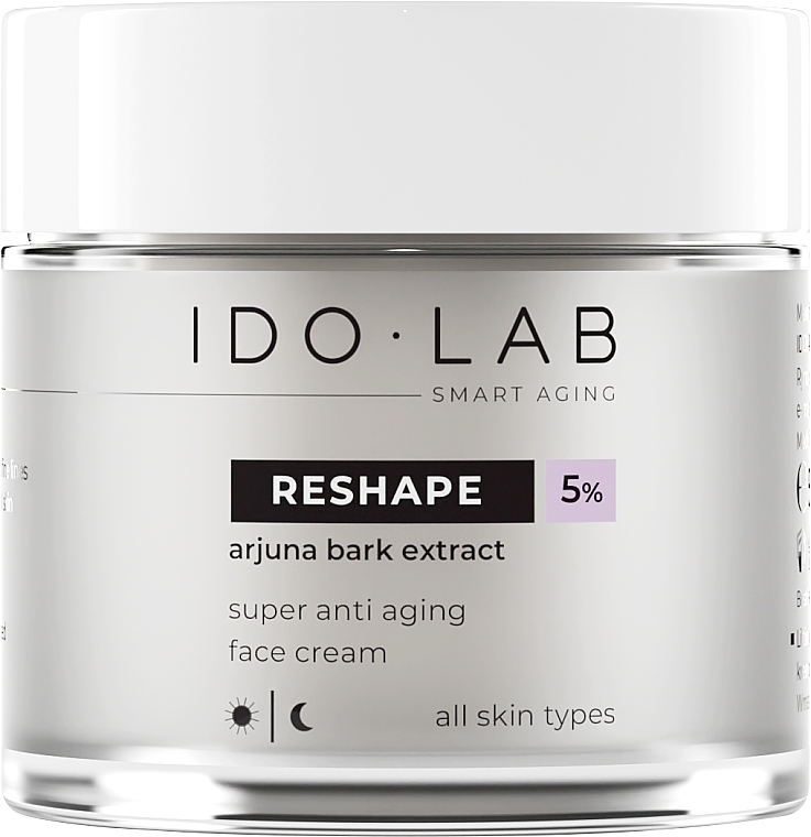 Антивіковий крем для обличчя - Idolab Reshape 5% Super Anti Aging Face Cream — фото N1