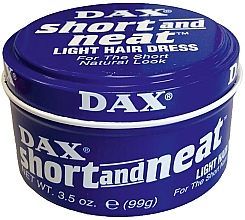 Духи, Парфюмерия, косметика Воск для волос - DAX Short And Neat Light Hair Dress