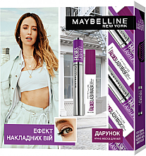 Духи, Парфюмерия, косметика УЦЕНКА Набор - Maybelline New York The Falsies Lash Lift (mascara/9.6ml + mask/10ml) *