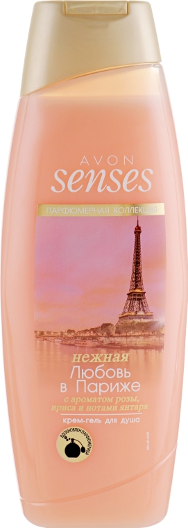 Крем-гель для душа "Любовь в Париже" - Avon Senses Cream Gel — фото N3