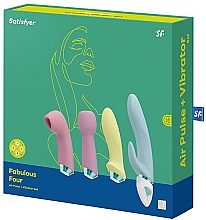 Парфумерія, косметика Набір вібраторів, 4 шт. - Satisfyer Fabulous Four