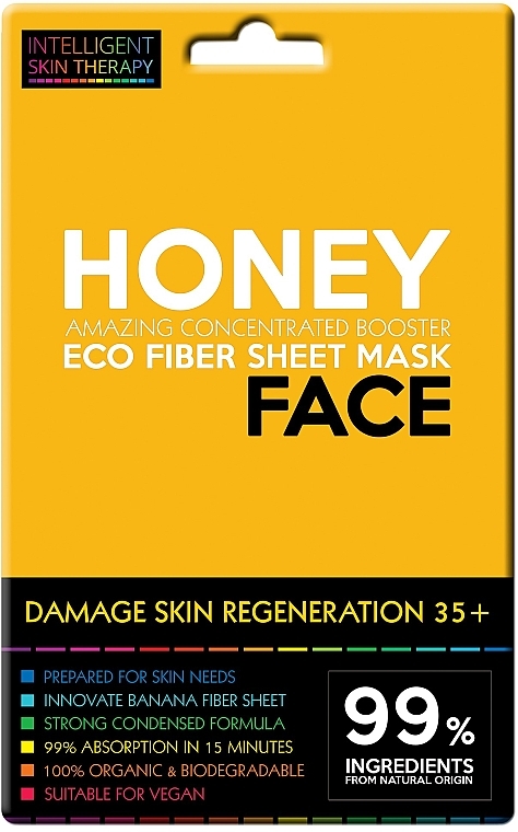 Маска з медом і протеїнами пшениці - Face Beauty Intelligent Skin Therapy Mask