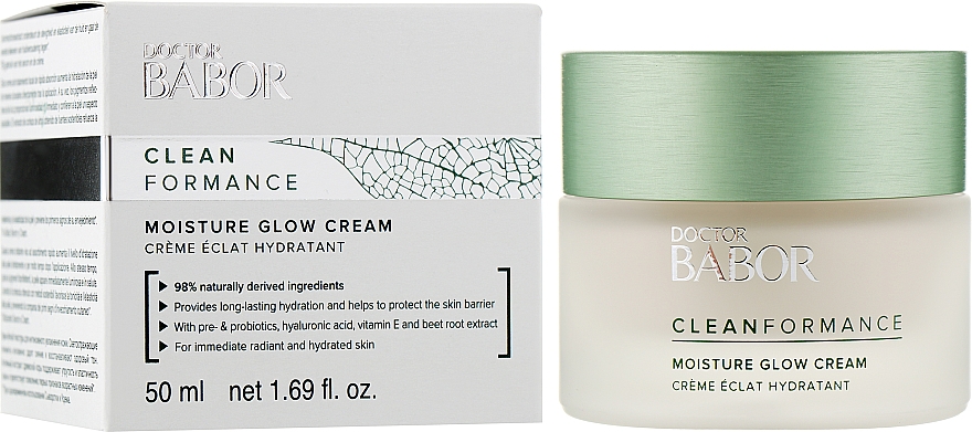 Увлажняющий крем для сияния кожи - Babor Doctor Babor Clean Formance Moisture Glow Cream
