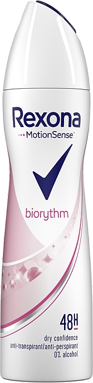 Антиперспирант-спрей "Биоритм" - Rexona Biorythm Deodorant Spray — фото N1