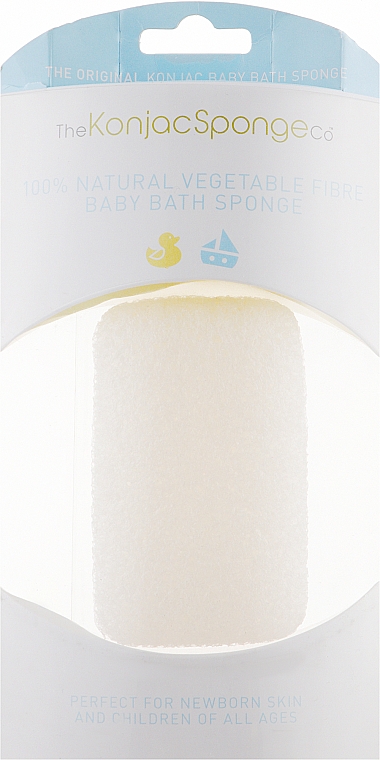 Спонж - The Konjac Sponge Company Premium Baby Bath Sponge — фото N2