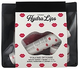 Парфумерія, косметика Набір - Collagena Paris Hydralips Volume Intense (lip/scrub/25g + lip/gloss/3.5ml + lip/patch/4pcs)