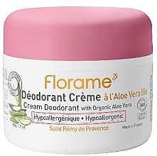 Парфумерія, косметика Кремовий дезодорант з алое вера - Florame Cream Deodorant with Organic Aloe Vera