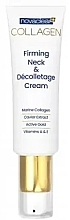 Парфумерія, косметика Зміцнювальний крем для шиї та декольте - NovaClear Collagen Firming Neck & Decolletage Cream