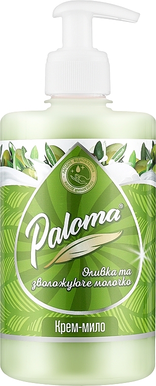 Крем-мыло "Оливка и увлажняющее молочко" - Paloma — фото N1