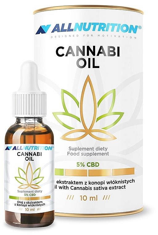 Масло с экстрактом конопли - Allnutrition Cannabi Oil 5% CBD — фото N1