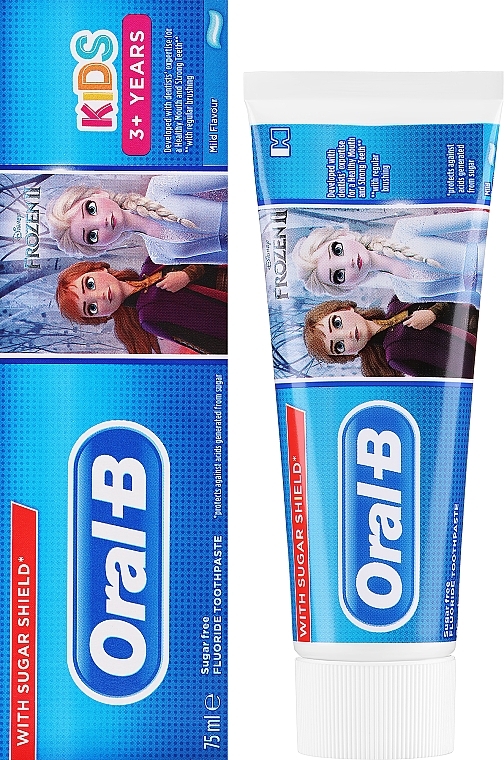Детская зубная паста "Холодное сердце II" - Oral-B Junior Frozen II Toothpaste 3+ Yeards Kids — фото N1