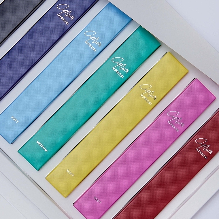 Подарунковий набір зубних щіток - Apriori Slim 7-Piece Colour Spectrum Edition (toothbrush/7pcs) — фото N2