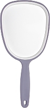 Зеркало с ручкой 28х13 см, фиолетовое - Titania — фото N1