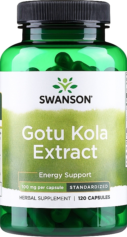 Пищевая добавка "Экстракт готу колы", 100 мг - Swanson Gotu Kola Extract — фото N1