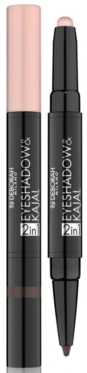 Тени-карандаш для глаз - Deborah 2in1 Eyeshadow & Kajal — фото N1