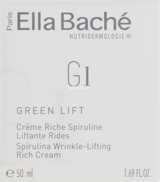 Спирулайн крем омолаживающий питательный - Ella Bache Spirulina Wrinkle-Lifting Rich Cream