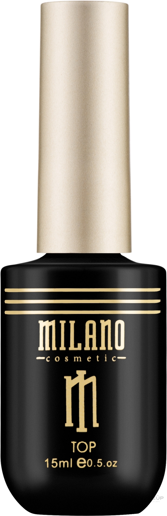 Топ для гель-лака - Milano Top Gold Matte — фото 15ml