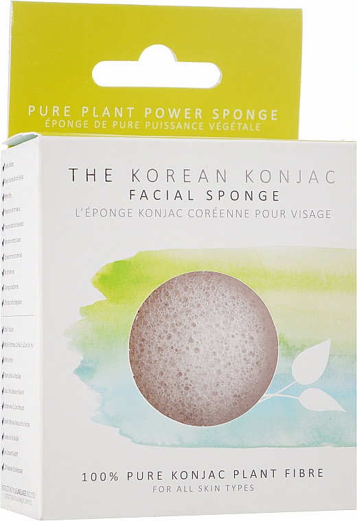 Спонж - The Konjac Sponge Company Premium Facial Puff Pure White — фото N2
