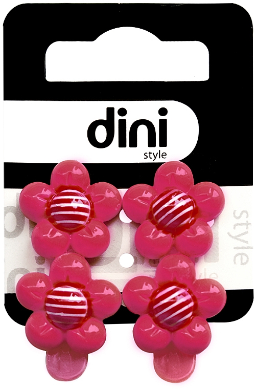 Заколка для волос "Kids", d-111, малиновая - Dini Style — фото N2