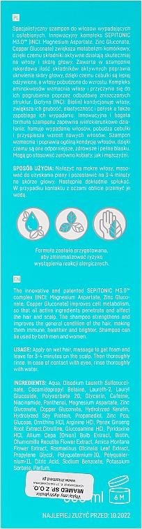 Шампунь проти випадіння волосся - BasicLab Dermocosmetics Capillus Anti Hair Loss Stimulating Shampoo — фото N3