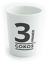 Парфумерія, косметика Склянка-підставка для пензлів і олівців "3 Primer" - Gokos Cup Numbers
