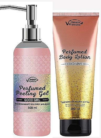 Набір - Energy of Vitamins Perfumed Good Girl (b/gel-peel/300ml + b/lot/200ml) — фото N1