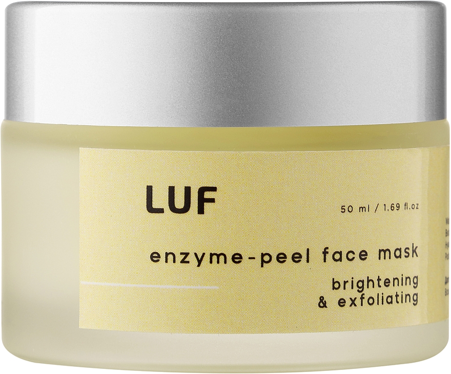 Освітлювальна ензимна маска-пілінг з ніацинамідом і гіалуроновою кислотою - Luff Enzyme-Peel Face Mask