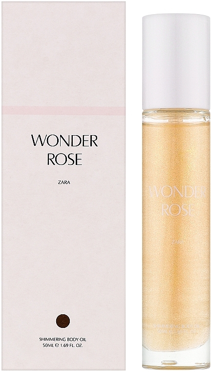 Zara Wonder Rose - Мерцающее масло для тела — фото N2