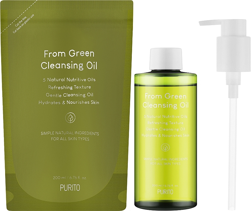 Набір - Purito From Green Cleansing Oil Set (oil/200ml + oil/200ml) — фото N2