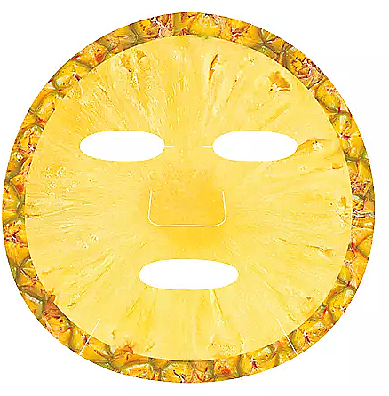 Зволожувальна тканинна маска з екстрактом ананаса - Skin79 Real Fruit Mask Pineapple — фото N2