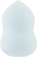 Спонж для макіяжу грушоподібний, нелатексний NL-B14, блакитний - Cosmo Shop Latex Free — фото N1