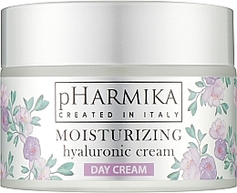 Парфумерія, косметика Денний зволожувальний гіалуроновий крем - pHarmika Moisturizing Hyaluronic Day Cream