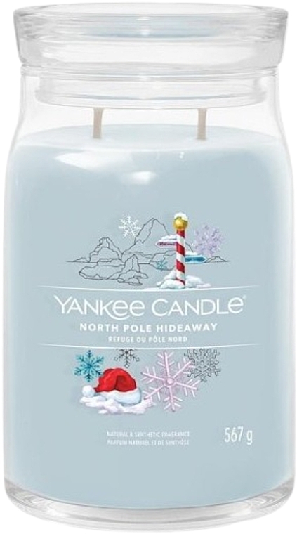 Ароматическая свеча в банке "North Pole Hideaway", 2 фитиля - Yankee Candle Singnature  — фото N2