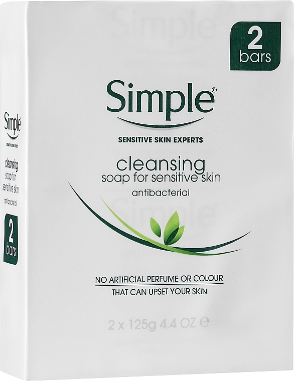 Антибактеріальне мило - Simple Antibacterial Soap For Sensitive Skin — фото N1