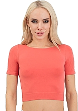 Духи, Парфюмерия, косметика Футболка укороченная "CROP T-SHIRT", burnt coral - Giulia