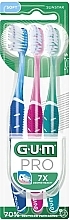 Духи, Парфюмерия, косметика Набор из трех зубных щеток - Sunstar Gum Pro Soft Toothbrush Trio Pack