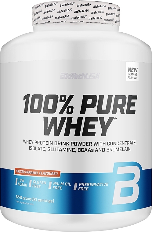 Протеїн "Солона карамель"            - BioTech 100% Pure Whey Salted Caramel — фото N2