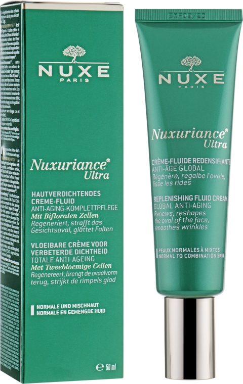 Зміцнювальний флюїд для обличчя - Nuxe Nuxuriance Ultra Creme Fluide — фото N1