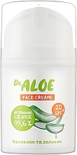 Крем для обличчя SPF20 - Dr. Aloe Face Cream — фото N1