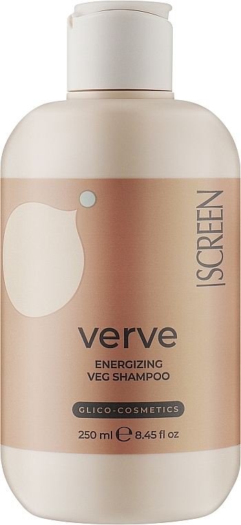 Стимулюючий шампунь для профілактики випадіння волосся - Screen Purest Verve Energizing Veg Shampoo — фото N1